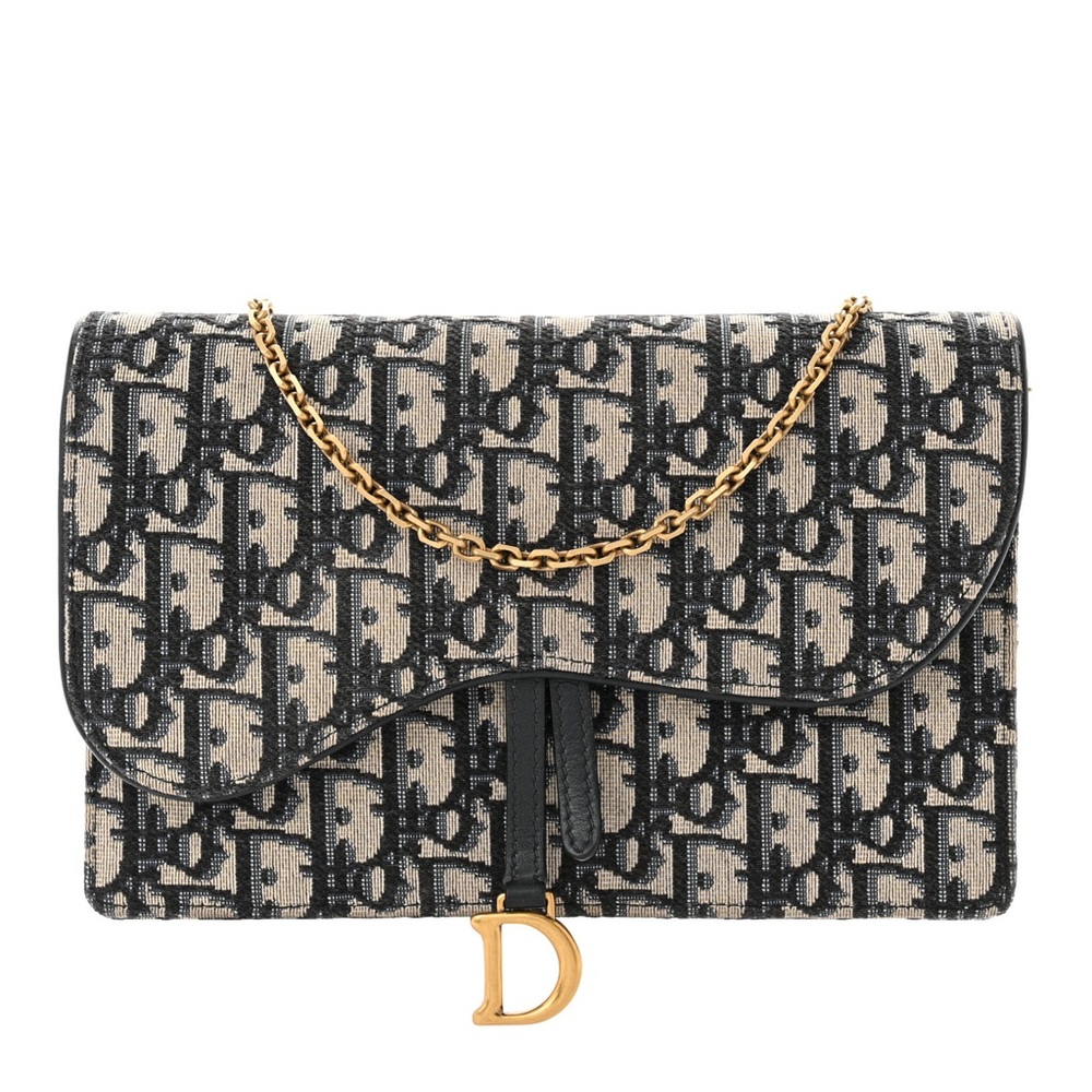 Dior Saddle Chain Pouch